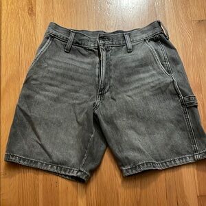 NWOT Men's Gray Denim Shorts